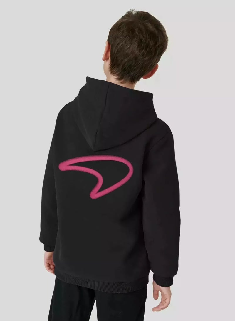 MCLAREN JUNIOR MIAMI NEON GRAPHIC HOODIE - Image 3