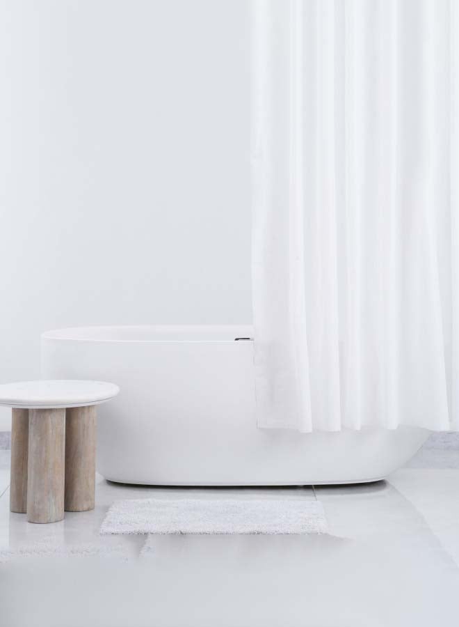 Pan Home بطانة دش أساسية مقاس 240×180 سم باللون الأبيض - Image 1