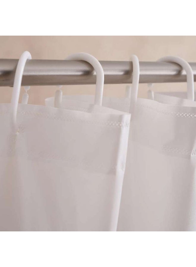 Pan Home Essential Shower Liner 240x180cm - White - Image 2