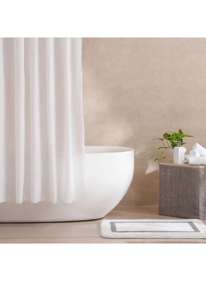 Pan Home Essential Shower Liner 240x180cm - White - Image 1
