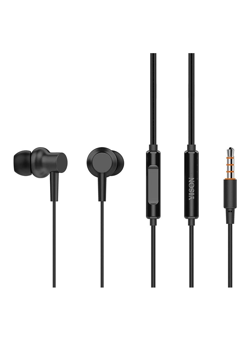 Yison X2 Stereo Headphone With Microphone - Black - Image 1