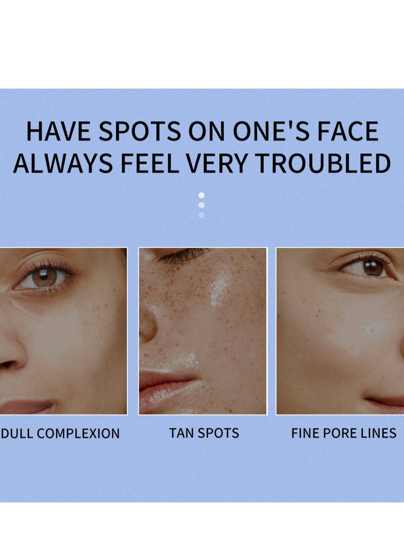 QANZIRE Face Sunscreen Even Pigment Perfector Pigment Control Sun Fluid , High UVA/UVB Protection, SPF50++, Reduces Pigment Spots for Uneven Skin Tone, 50g - Image 3