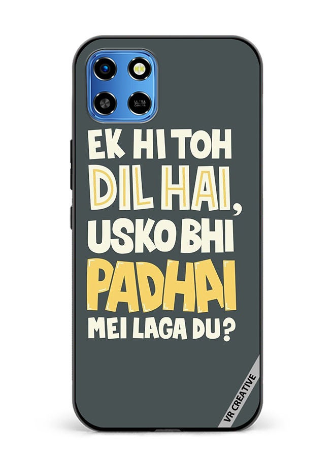 VR CREATIVE Protective Case Cover For Infinix Smart 6 HD Ek Hi Toh Dil Hai Design Multicolour - Image 1