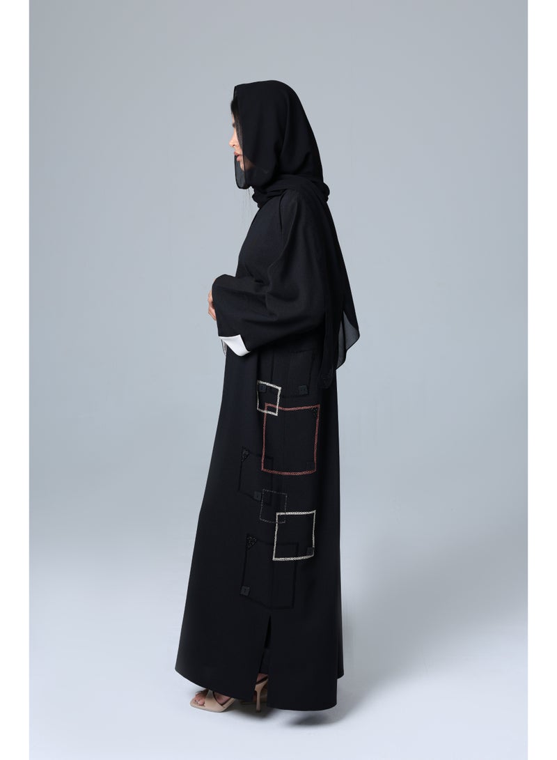 اكسا عباية تصميم تطاريز هندسية - Image 2