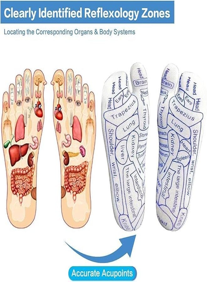 Kunya Socks Set，Reflexology Socks with Massage Tool, Acupressure Reflexology Foot Massage Socks, Foot Reflexology Socks for Foot Pain Relief at Home - Image 2