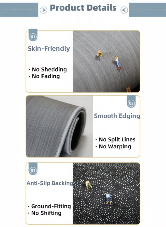 Optico Modern Area Rug, Living Room Large Mat Carpet Washable Floor Mat Non-Slip Runner Rug Rectangular Printed Floor Carpet Medium Pile Carpet Floor Mat (4 x 5.2ft) - Image 2