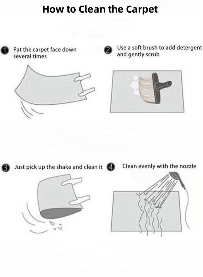 Optico Modern Area Rug, Living Room Large Mat Carpet Washable Floor Mat Non-Slip Runner Rug Rectangular Printed Floor Carpet Medium Pile Carpet Floor Mat (4 x 5.2ft) - Image 4