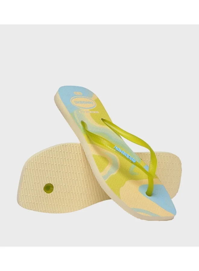 Havaianas Buttercream Hav. Slim Square Jelly for Women | Best Price UAE