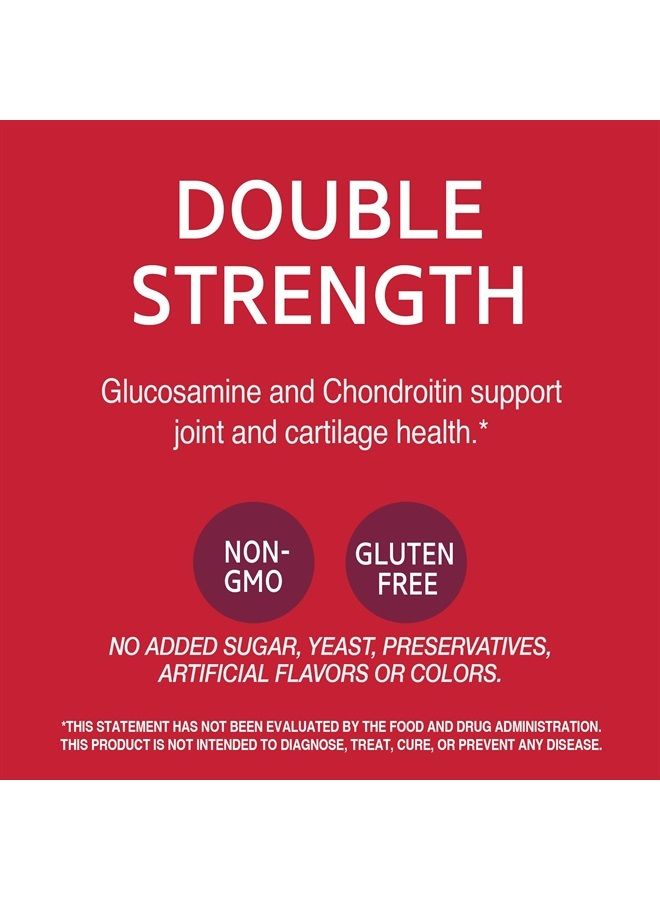 21st CENTURY Glucosamine Chondroitin 500/400mg - Double Strength Tablets, 180 Count  - Image 3