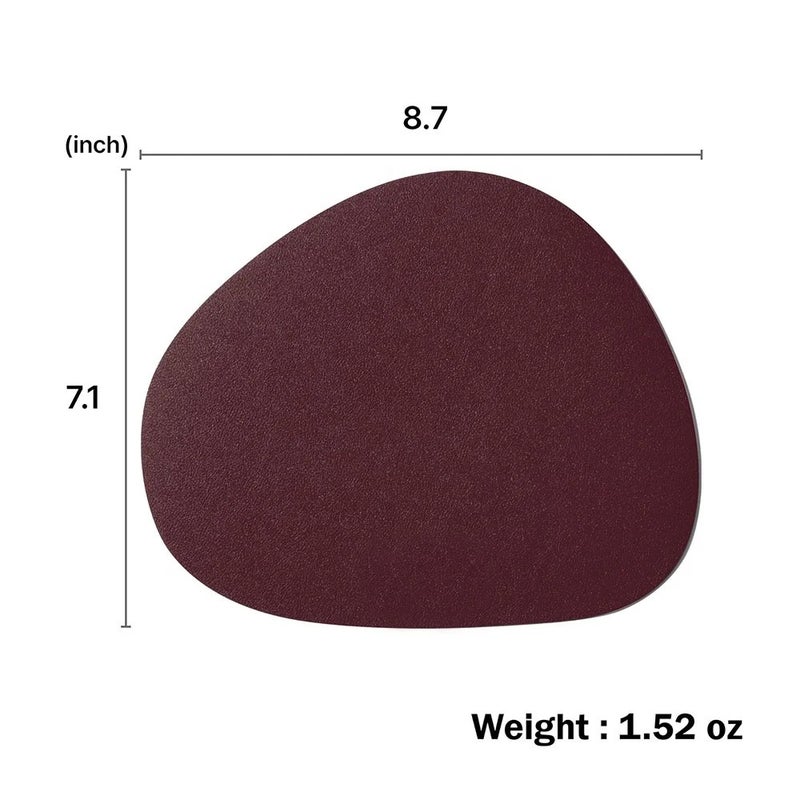 Y&D High-Quality PU Leather Desk Pad, Waterproof Eco-Friendly Printed Mouse Pad Desk Mat for Gaming - Image 3