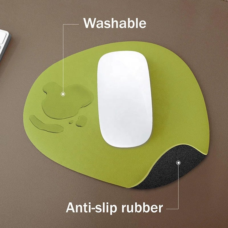 Y&D High-Quality PU Leather Desk Pad, Waterproof Eco-Friendly Printed Mouse Pad Desk Mat for Gaming - Image 4