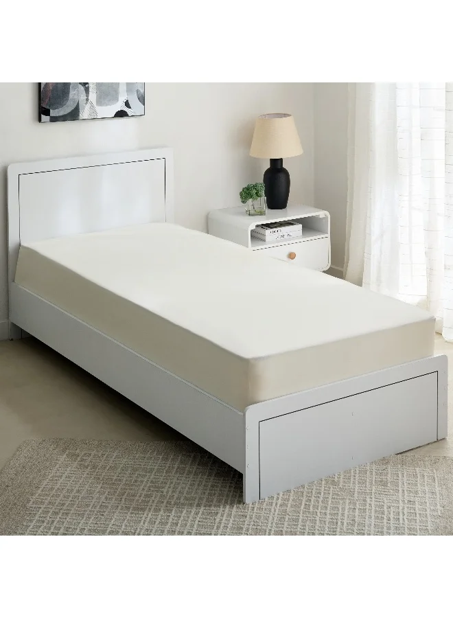 Home Box Essential Cotton Single Fitted Sheet - 90X200+36 Cm