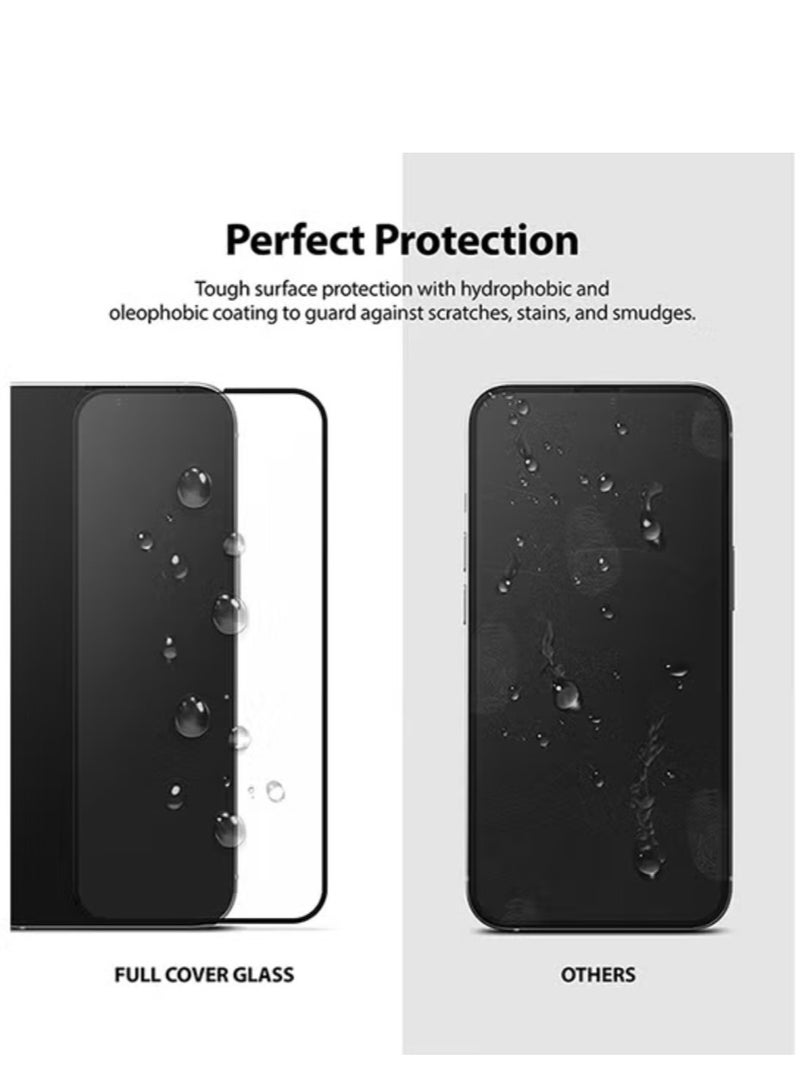 Beyox Tempered Screen Protector for Google Pixel 8 Tempered Glass Screen Protector 9H Hardness Anti Fingerprint Scratch Resistant Glass - Image 2