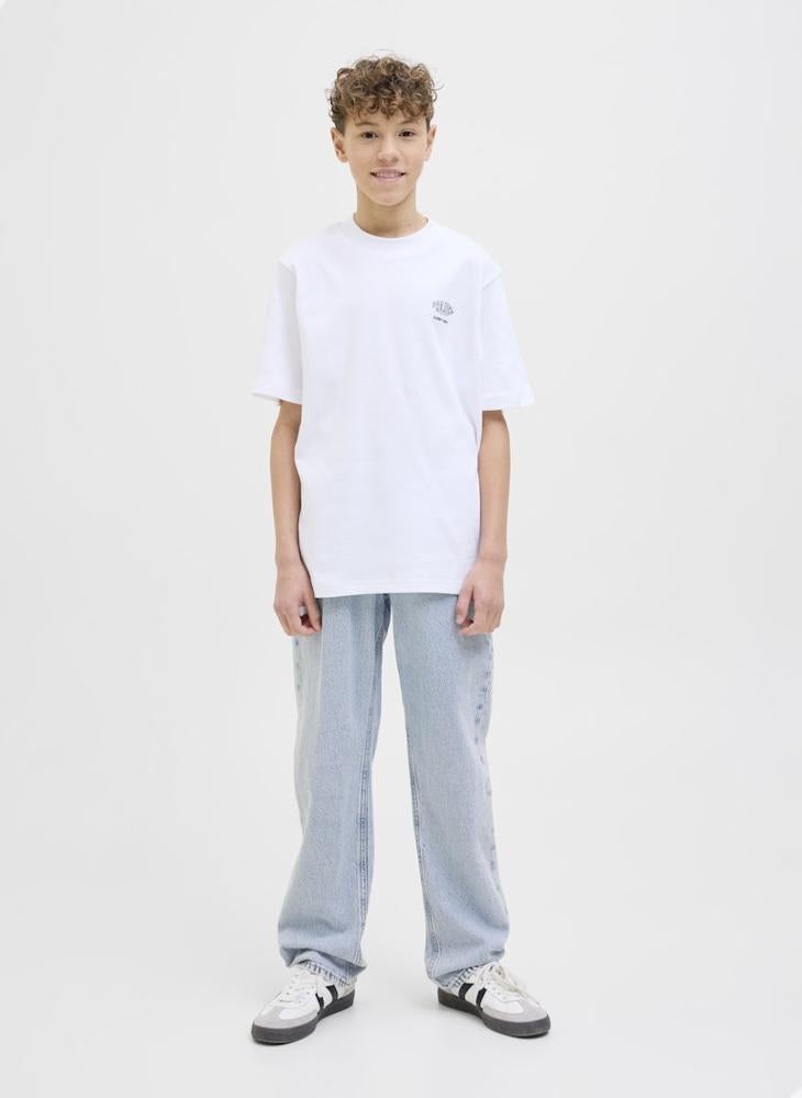 Jack & Jones Junior Kids Straight Fit Jeans  - Image 4