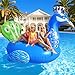 DeeprBetter Inflatable Peacock Pool Float Gaint Funny Pool Floats Adults Heavy Duty Pool Floaties Lounger Large Animal Pool Floats Inflatable RideOn Floaty for Swimming Pool Party Water Fun - Image 3