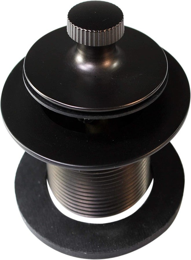 Westbrass D941K-12 1-3/8" Fine Thread Twist & Close Bathtub Drain Trim with One-Hole Overflow Faceplate, 1 Pack, Oil Rubbed Bronze - Image 3