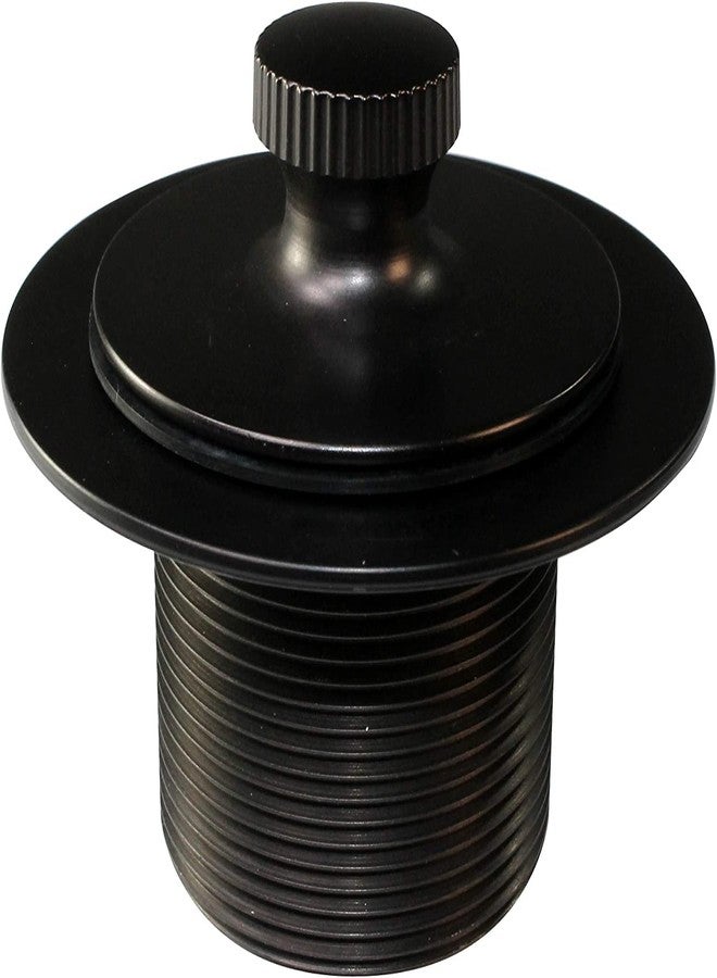 Westbrass D941K-12 1-3/8" Fine Thread Twist & Close Bathtub Drain Trim with One-Hole Overflow Faceplate, 1 Pack, Oil Rubbed Bronze - Image 4