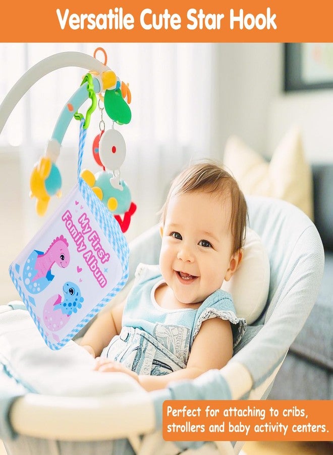 abcxgood Products My First Family Album photo book Holds 4 x 6 in photos soft baby book Suitable for newborns Children's personalized (Blue) - Image 4