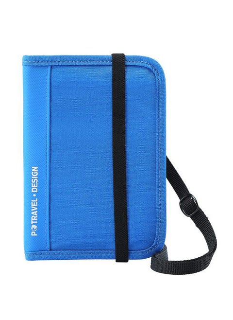 Travel Passport Wallet Holder Cover Royal Blue