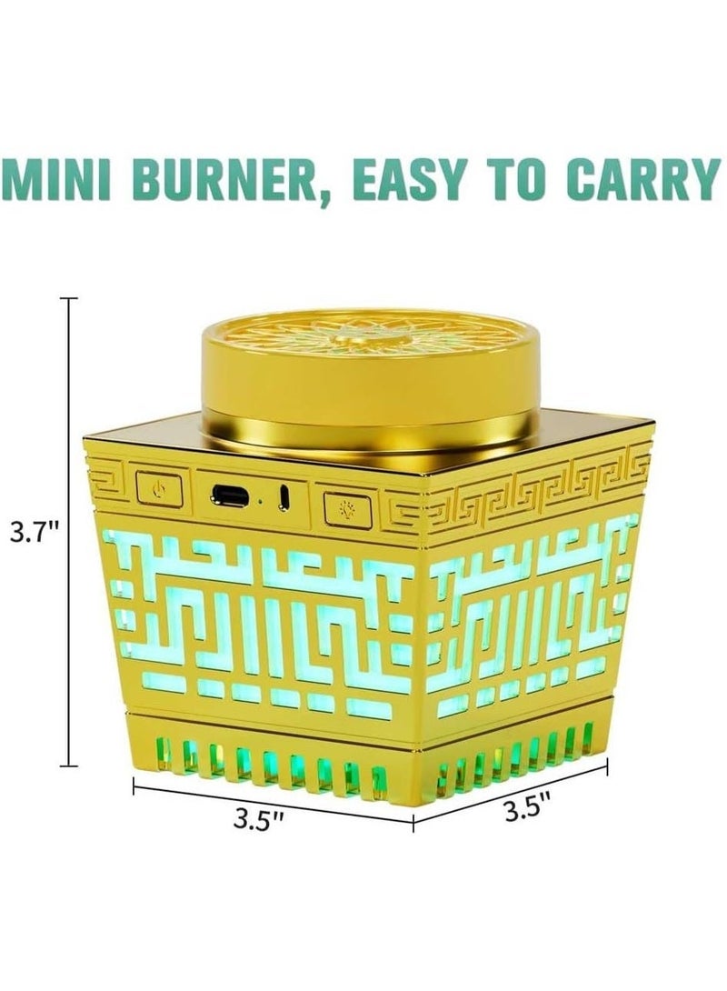 ZEESQUARE Quran Speaker 2in1 Bluetooth speaker, incense holder bakhoor burner electric, burner oud bakhoor with Quran speaker - Image 3