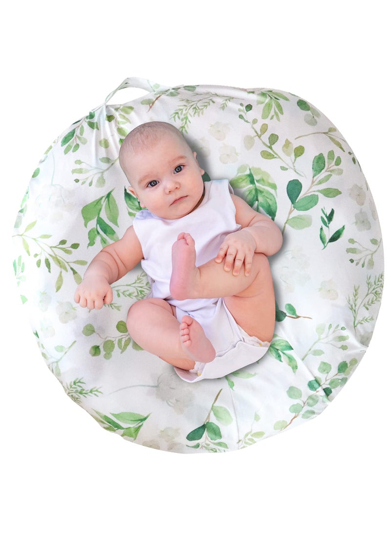 TANOFAR TANOFAR Green Leaf Lounger Cover for Newborn Breathable  Reusable Removable Slipcover for Baby Snugly Fit 