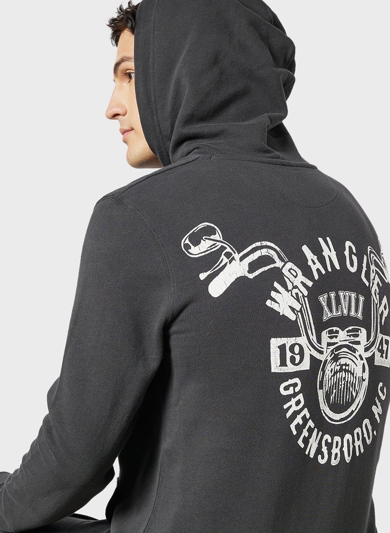 Wrangler Logo Hoodie  - Image 3