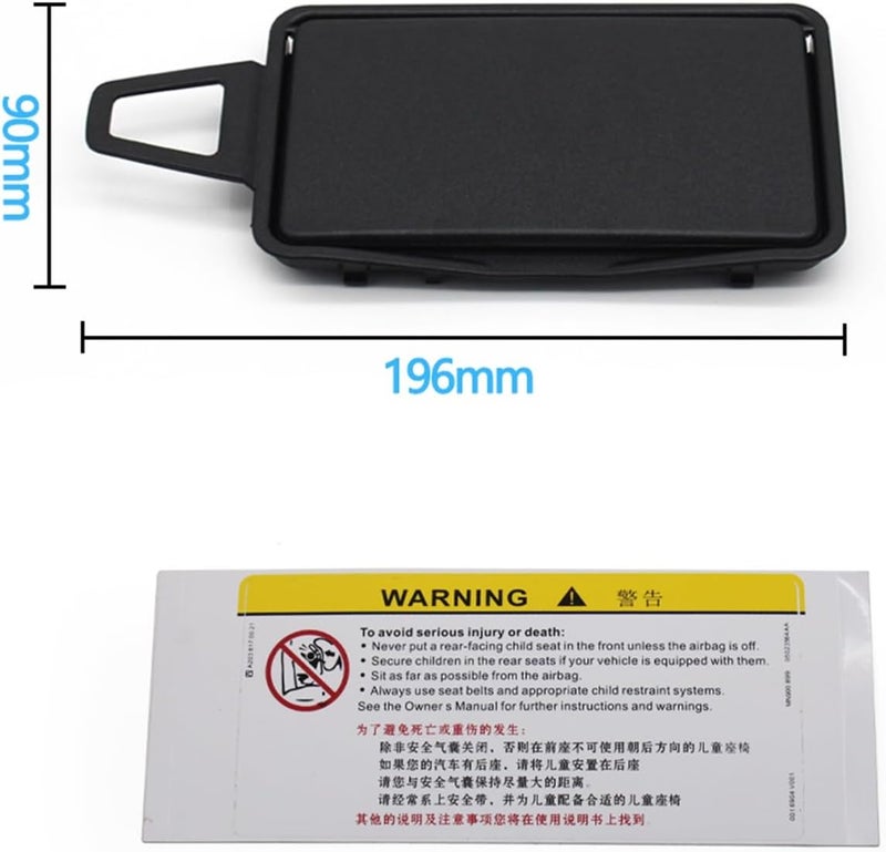 DEMULAX W211 Sun Visor Vanity Mirror Cover for Mercedes-Benz - Image 3