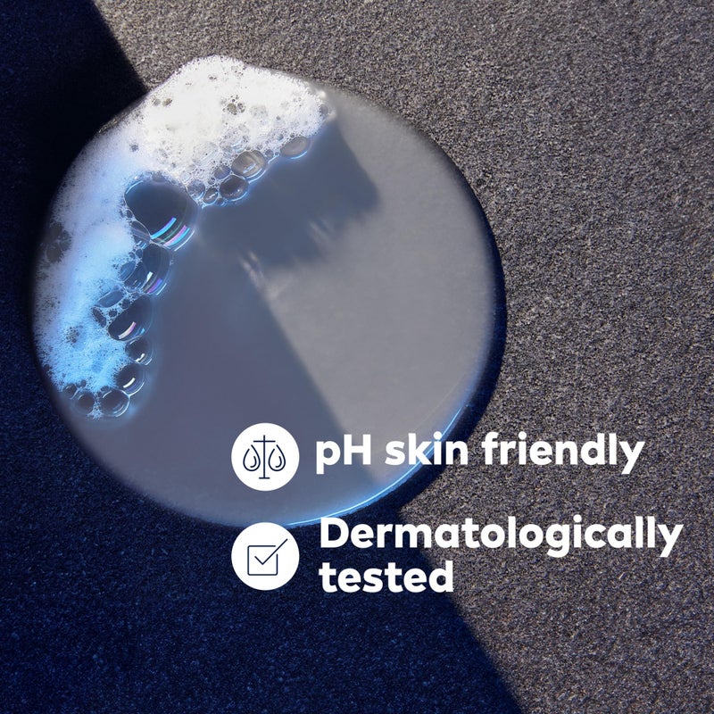 NIVEA Men Active Clean Body Wash with Natural Charcoal for Normal to Oily Skin, 3-in-1 Charcoal Body Wash, Face and Hair, Draws Out Dirt and Impurities, 16.9 Fl Oz Bottle, Pack of 3 - Image 5