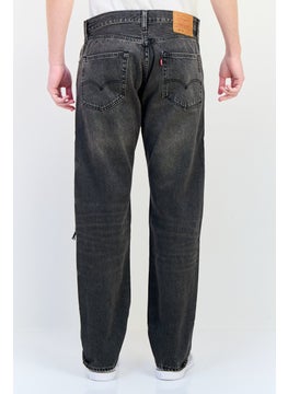 Levi's Men Regular Fit Distressed No Stretch Denim, Charcoal  - Image 3