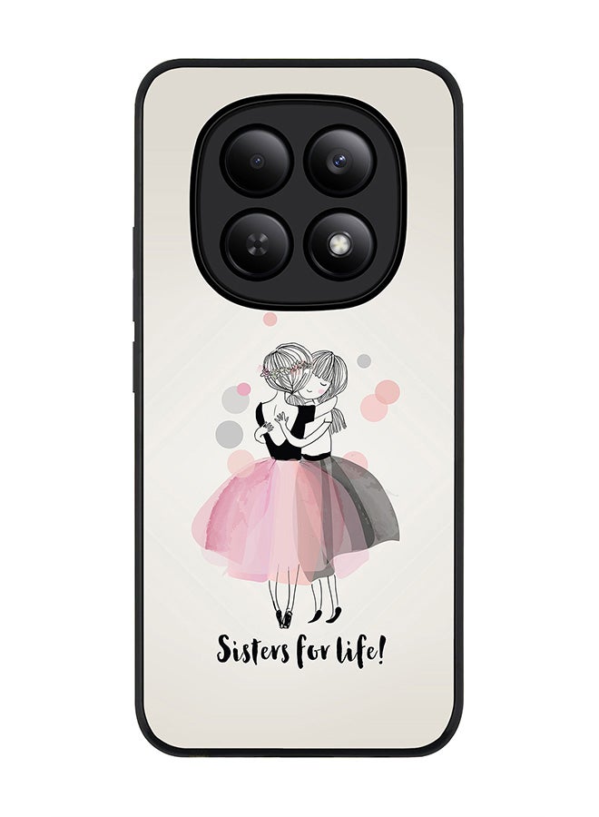 For Xiaomi Redmi Note 15 4G Case,Slim fit Camera Protection, Shockproof Thin Phone cover  - Sisters For Life!