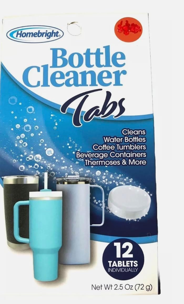 Bottles cleaner 12 Tabs pack of (2)