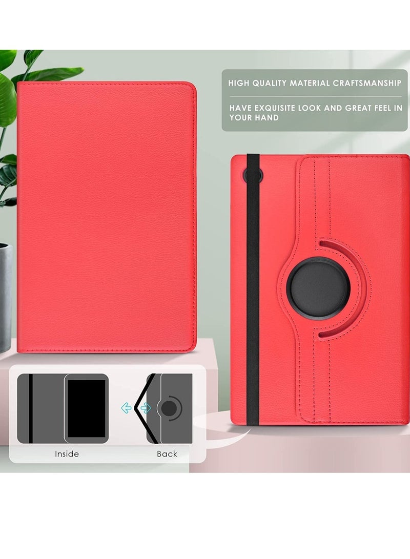 Case Compatible with Galaxy Tab A8 10.5" Case (SM-X200/X205/X207), Galaxy Tab A8 Case 10.5 inch,Auto Sleep/Wake 360° Rotating Stand Folio Leather Case for Tab A8