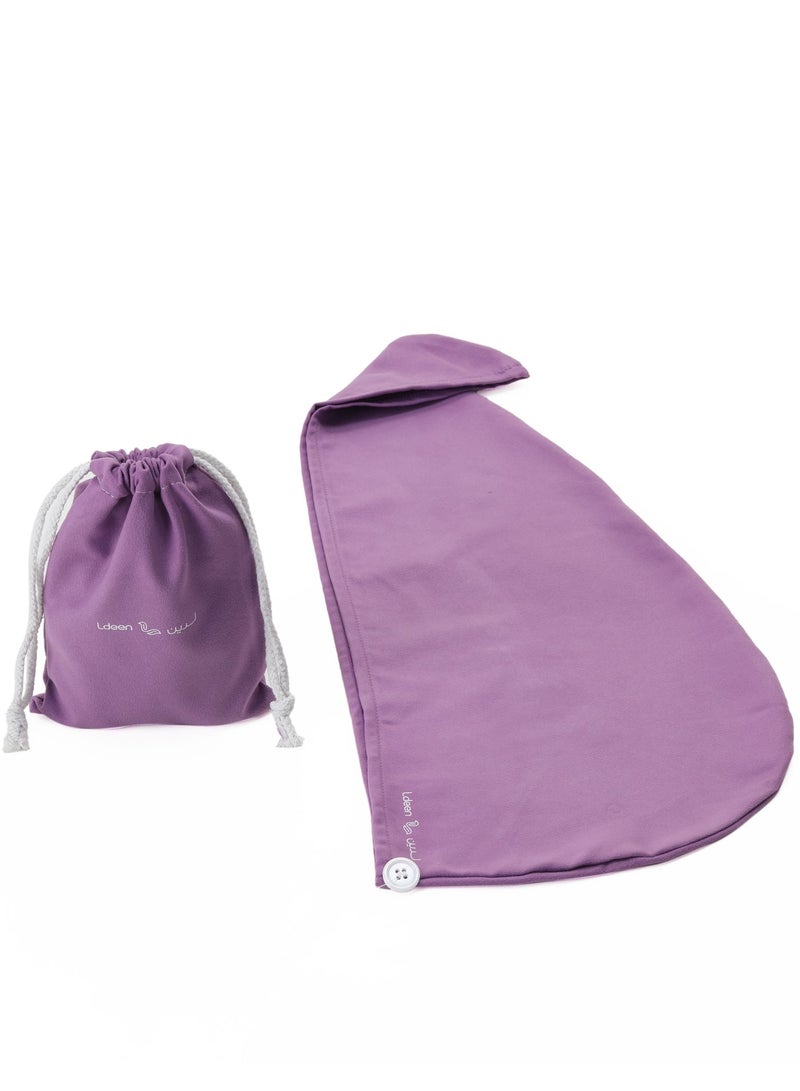 ldeen Microfiber Towel Set + Hair Towel Bundle - Image 2