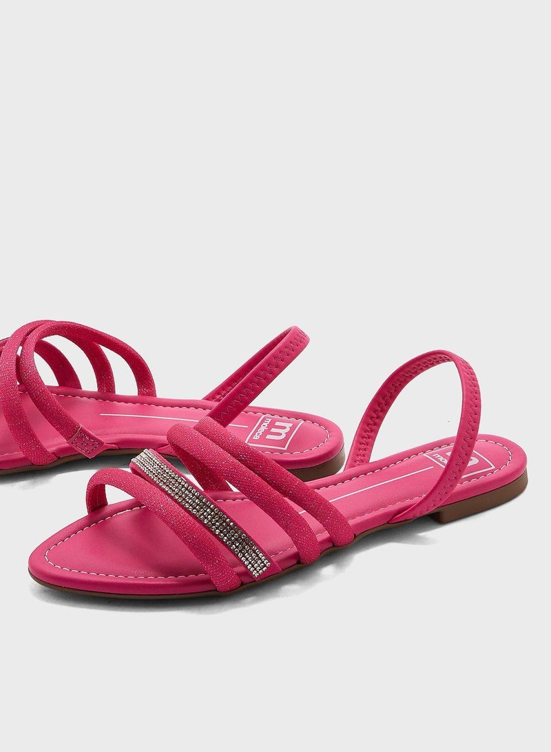MOLECA Zariah Multi Strap Flat Sandals - Image 4