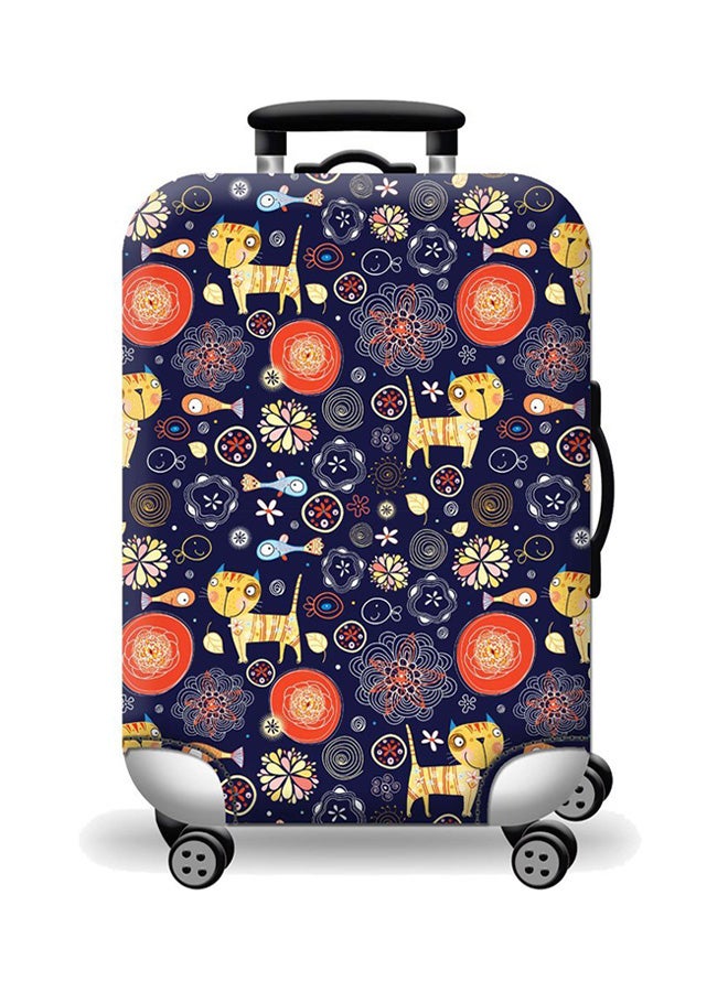 Bon Voyage Cats And Fish Luggage Cover Multicolour