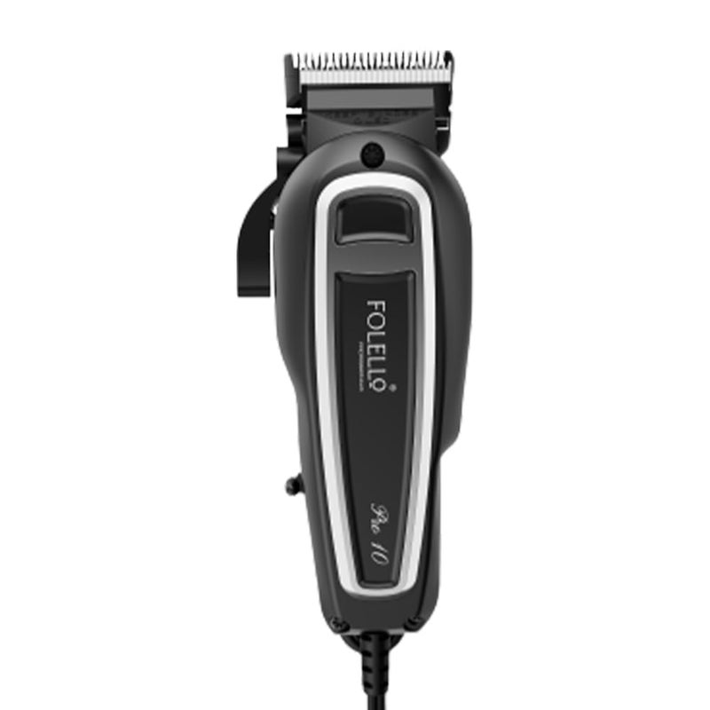 FOLELLO Pro 10 – Hair Trimmer for Men (Black), Beard Trimmer for Men, Professional Rechargeable Electric Hair Clipper, Hair Cutting Kit for Salon and Home Use - Image 1