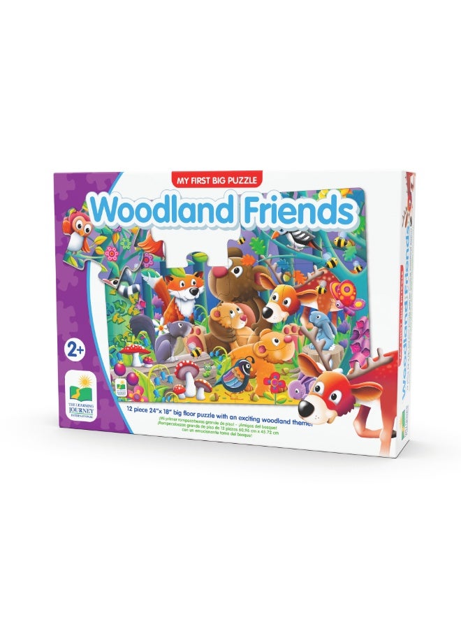 THE LEARNING JOURNEY MY FIRST BIG FLOOR PUZZLE -WOODLAND FRIENDS - Image 1