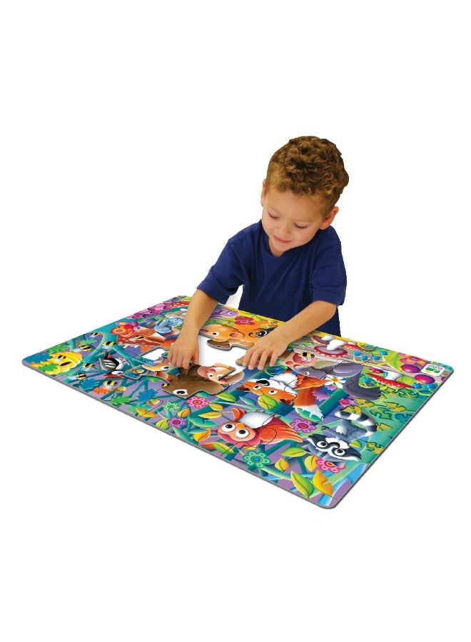 THE LEARNING JOURNEY MY FIRST BIG FLOOR PUZZLE -WOODLAND FRIENDS - Image 2