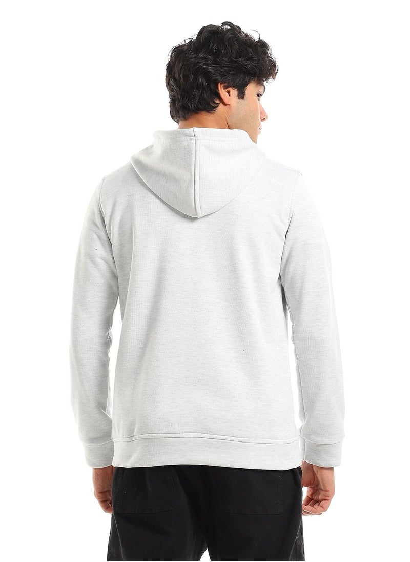 Caesar Printed ( SOUL) Hoodie - lightgrey  - Image 4