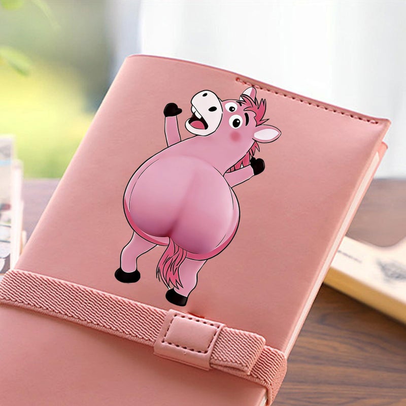 Cute Cartoon Horse 3D Stickers Set Of 7 Colors For Water Bottle Crafts And Scrapbook - Image 3