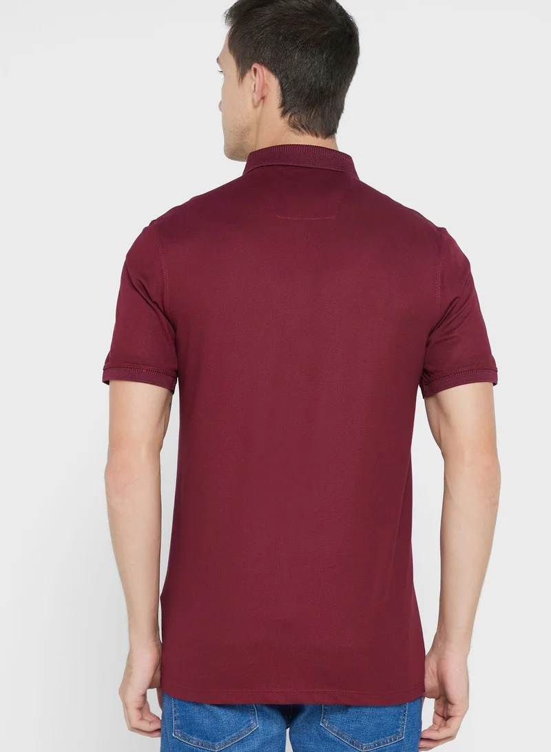 Robert Wood Short Leave Polo Shirt