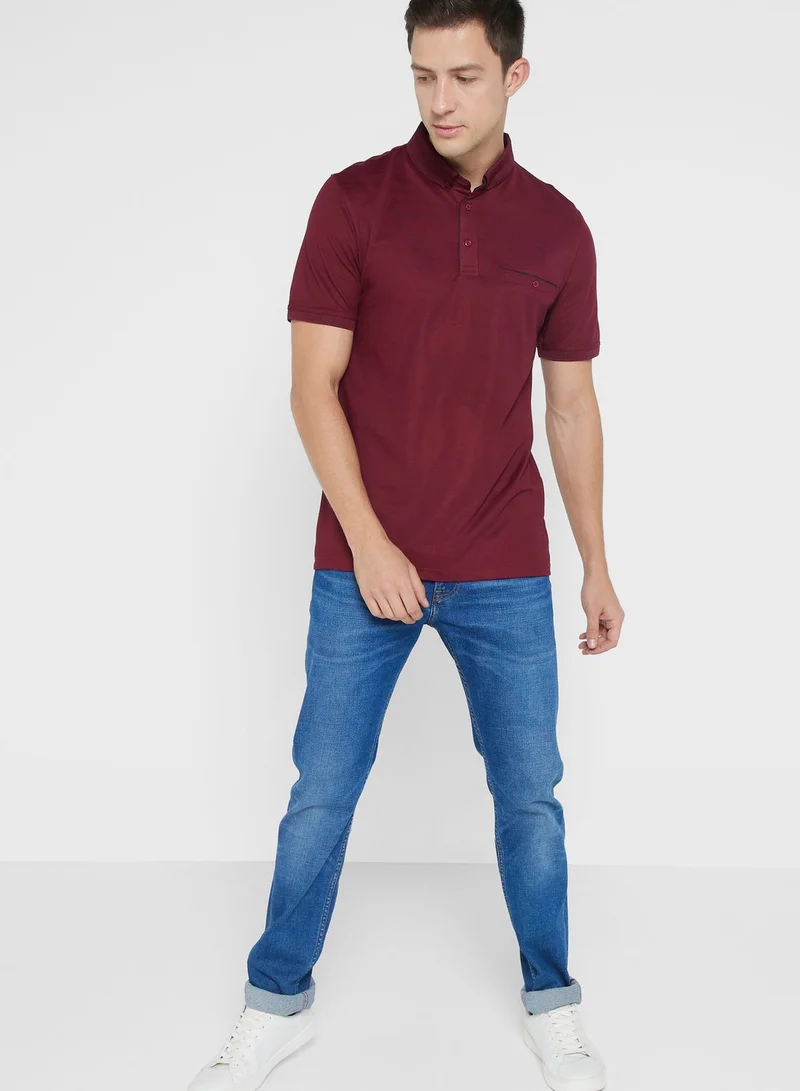 Robert Wood Short Leave Polo Shirt