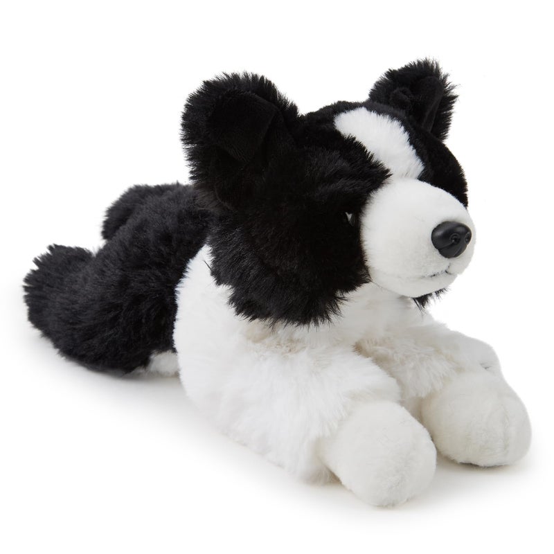 Zappi Co Border Collie Plush Dog (30 cm) - Adorable Herding Dog, Soft, Environmentally Friendly, Children's Best Friend for Comfort and Play, 100% Recycled - Image 1