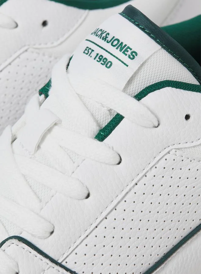 JACK & JONES Contrast Piped Lace Up Sneakers