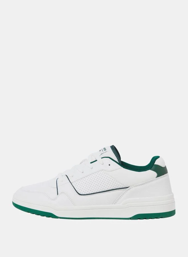 JACK & JONES Contrast Piped Lace Up Sneakers