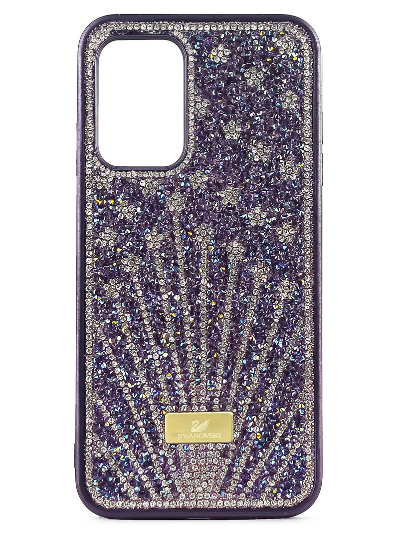 Case For Samsung Galaxy A52/A52S Case Glitter Sparkle Diamond Crystal Bling Case with Bling Ultra Thin Lightweight Full Body Shockproof Anti-Scratch Protective Cover (Purple)
