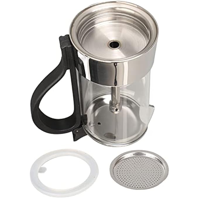 Eujgoov 304 Stainless Steel 6 Cups Italian Moka Pot Stovetop Espresso Coffee Maker For Home Kitchen - Image 2