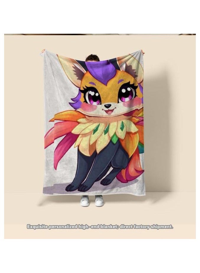 general Children's or student cartoon flannel thin blanket (warm and comfortable, suitable for sleep, games) 100cm*150cm - 219 - Image 3