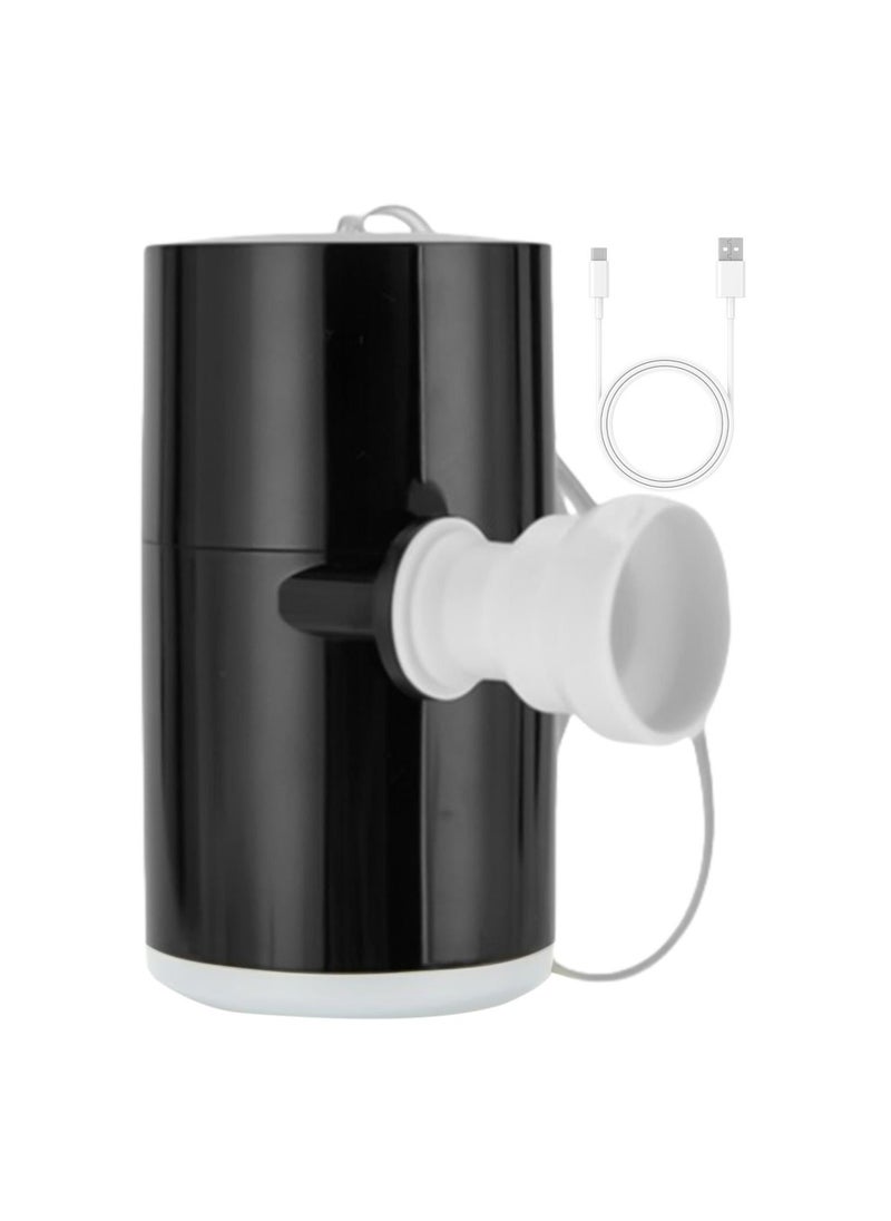 SYOSI - Portable Air Pump, Quick-Fill Portable Mini Air Pump, Electric Rechargeable Air Pump with LED Light - Backpacker Tools Outdoor Adventure Equipment Air Pump for Hiking, Camping, Travelling - Image 1