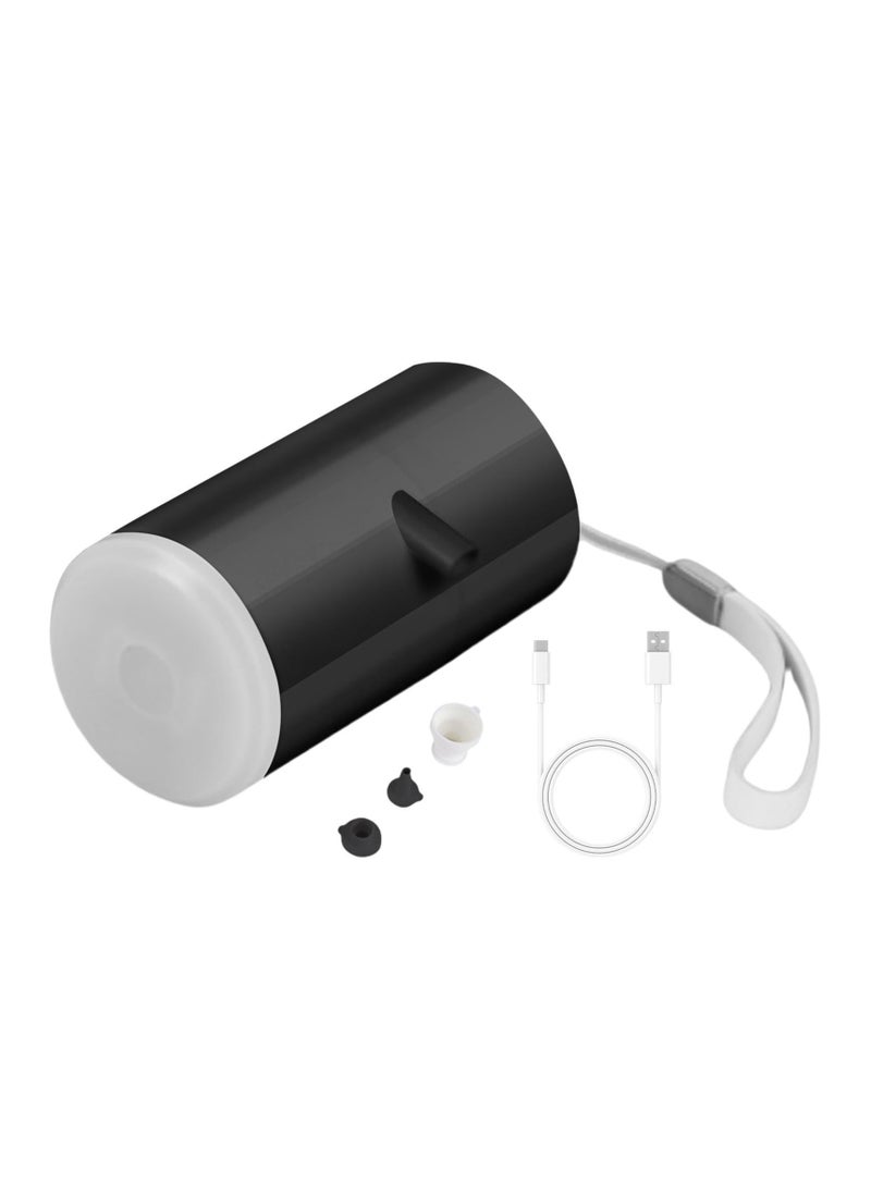 SYOSI - Portable Air Pump, Quick-Fill Portable Mini Air Pump, Electric Rechargeable Air Pump with LED Light - Backpacker Tools Outdoor Adventure Equipment Air Pump for Hiking, Camping, Travelling - Image 1